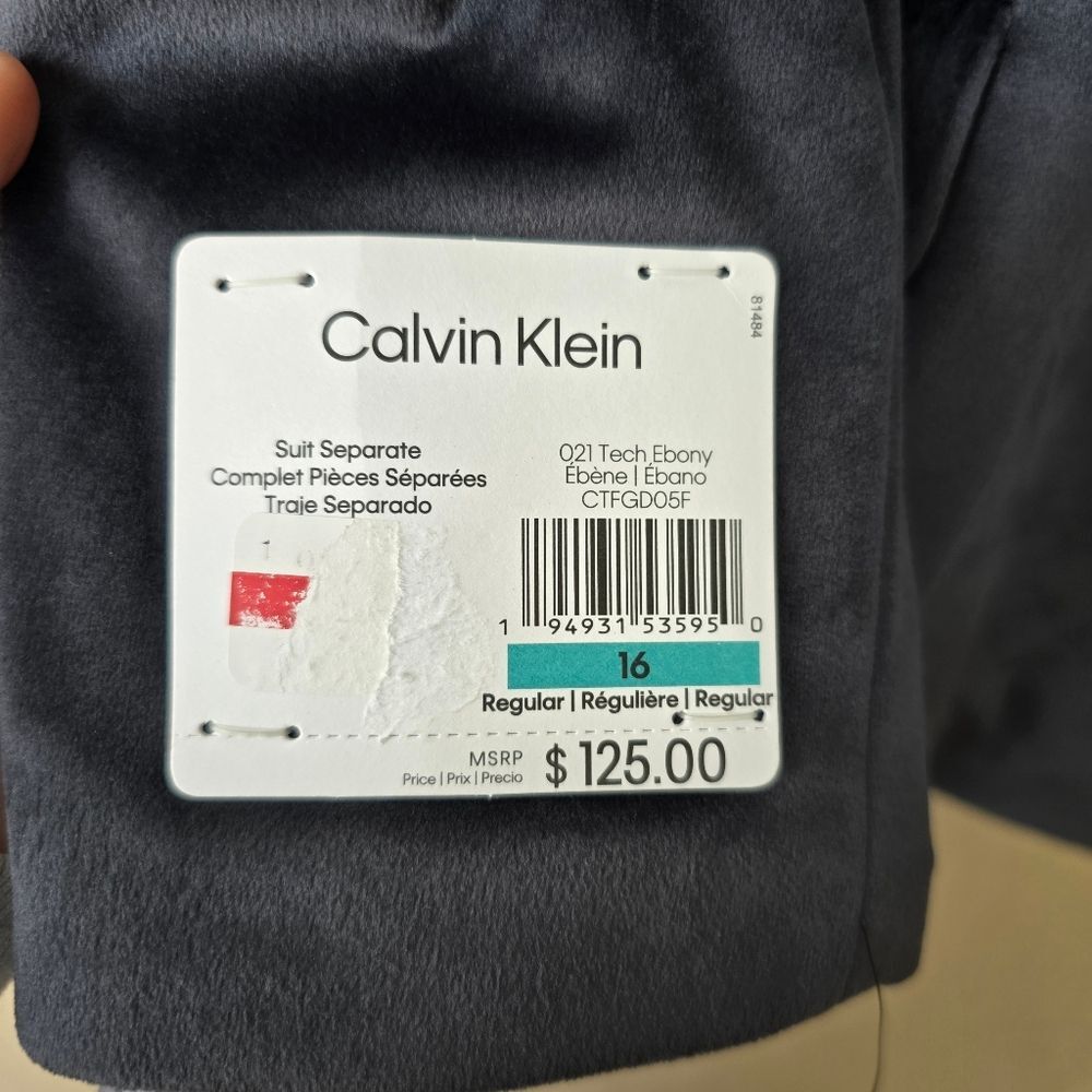Nwt Calvin Klein Big Boys Velvet Sport Coat Jacket blazer - Picture 9 of 9